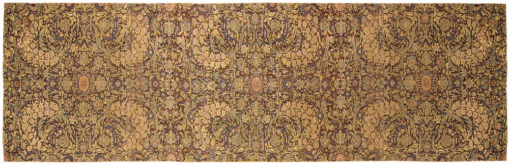 Antique Traditional Oriental Rug, in Runner size 19'0 x 3'9, with FREE SHIPPING!
