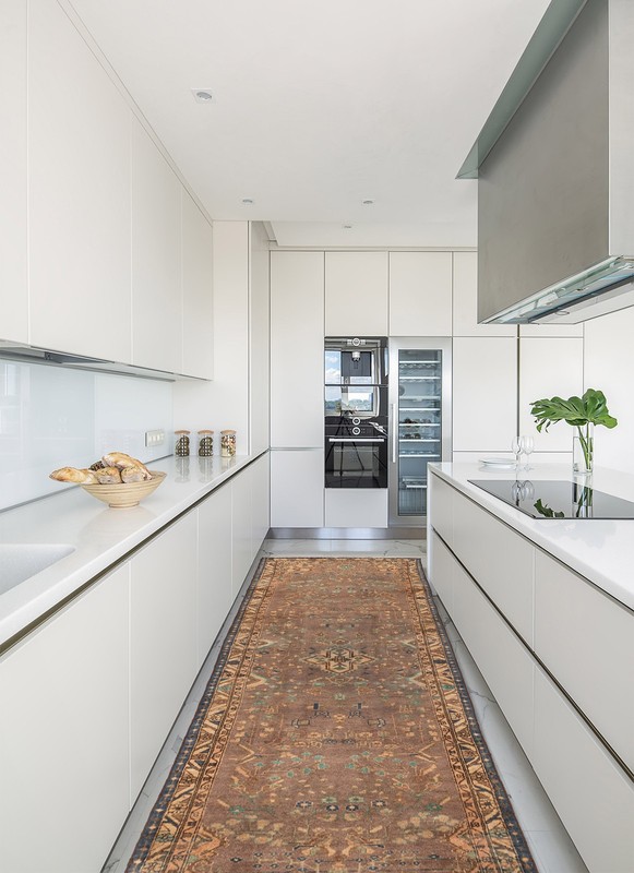 Vintage Hand-knotted Runner Rug 3'4" x 13'0" Traditional Oriental Wool Carpet gallery