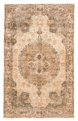 Traditional Vintage Hand-Knotted Area Rug 6’7″ x 10’9″ Oriental Wool Carpet