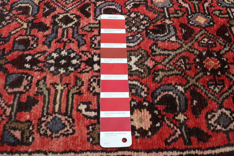 3'8" x 9'10" Vintage Hand-knotted Runner Rug Traditional Oriental Wool Carpet gallery