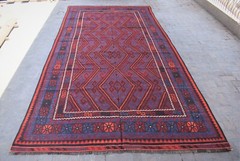 8×16 Ft Handmade Afghan Ghalmouri Kilim Rug Antique Persian Palace Size Area Rug