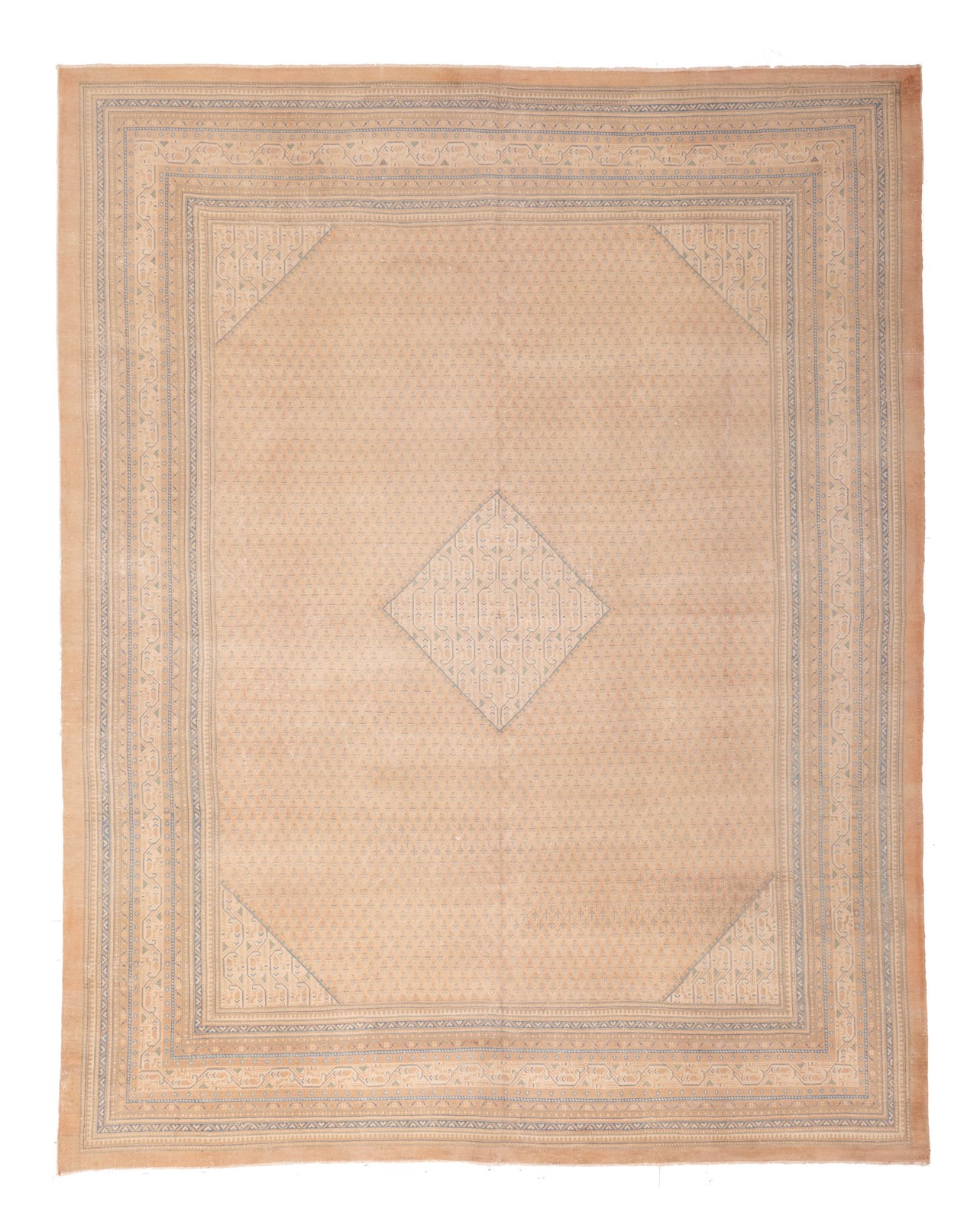 Vintage Traditional Hand-Knotted Area Rug 9'10" x 12'4" Oriental Wool Carpet gallery