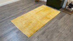 Vintage Turkish Rug, Bedroom Rug, Handmade Rug, Oriental Rug, Wool 3.6 x 6.4 ft