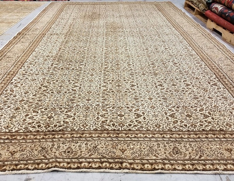 Exclusive Ca1900-1939s Antique Turkish Wool Pile Hereke Rug 8x12ft gallery