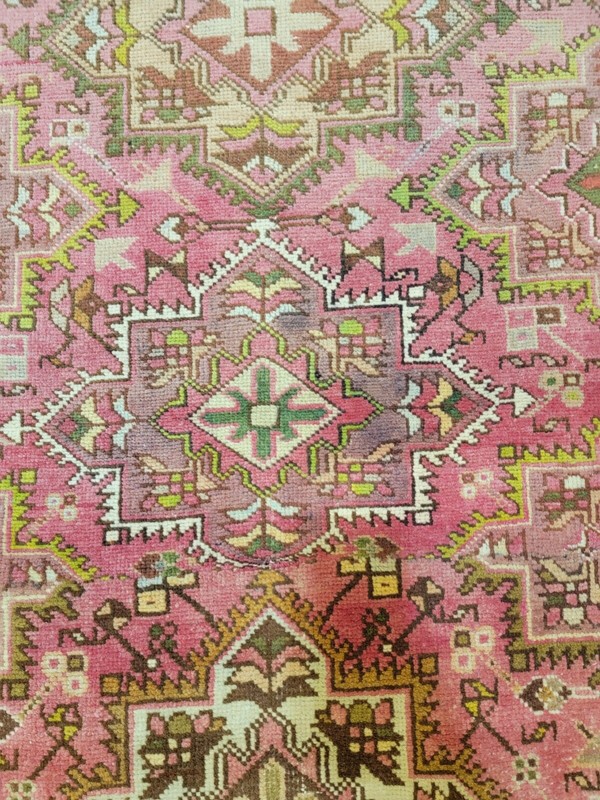 Antique Oriental Hand-Knotted Wool Runner Light Red/Ivory/Brown 2'11" x 16'3" gallery