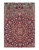 Light Green Authentic Silk & wool rug 5' X 8' gallery