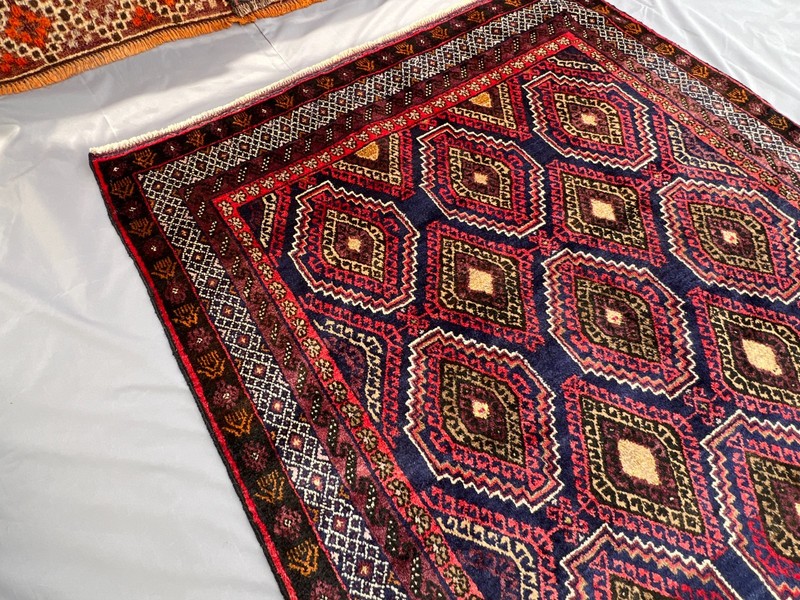 150 X 300 cm Vintage Natural Vegetable Dye Nomad Maldari Belouch Jamshiri Carpet gallery
