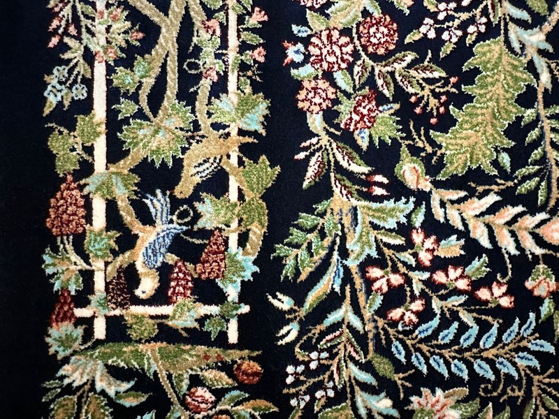 Luxury Pictorial Silk Rug or Wall Hanging Carpet 2x3 ft gallery