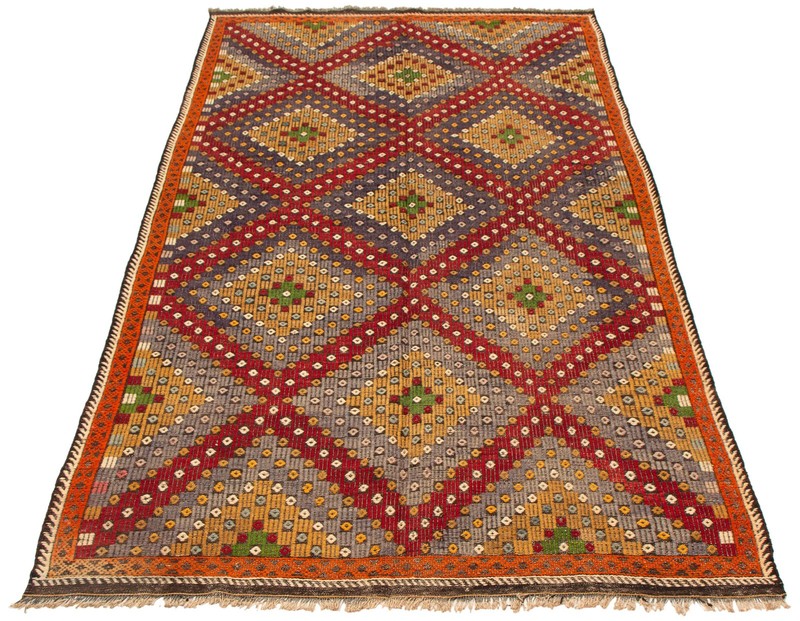 Vintage Hand Woven Area Rug 5'9" x 10'11" Traditional Wool Oriental Carpet gallery