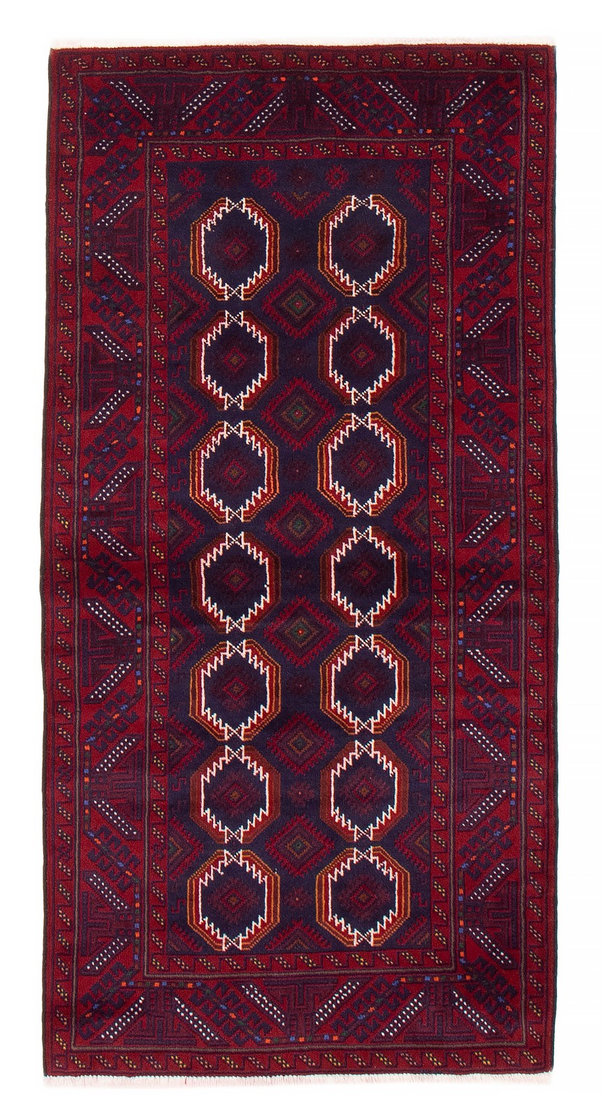Vintage Traditional Hand-Knotted Area Rug 3'2" x 6'4" Oriental Wool Carpet gallery
