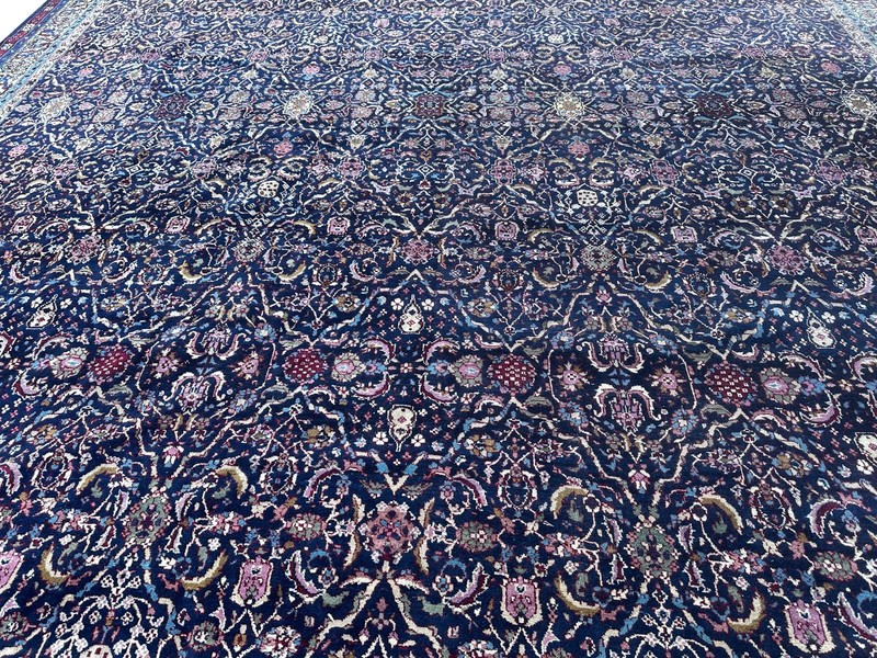 12X18 Antique Turkish Oushak Rug Fine Sivas Carpet 188cm x 267cm C.1890 gallery