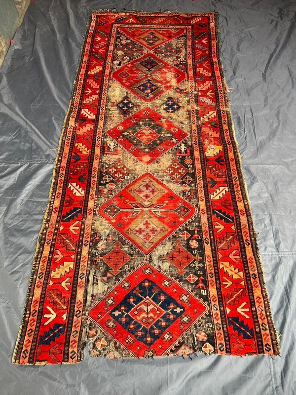 COLLECTORS' ITEM Antique Above 100 Years Old Antique Shirvan Caucasian Carpet gallery
