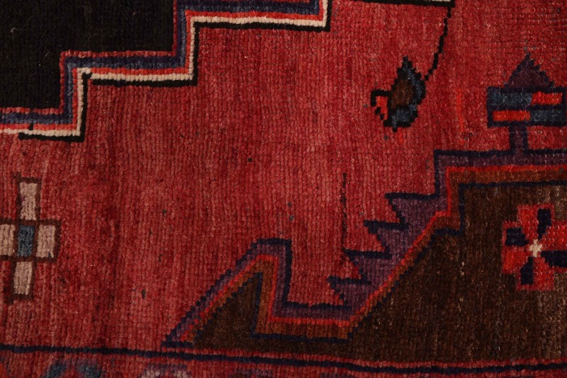 Vintage 4'5" x 8'6" Traditional Hand Knotted Vegetable Dye Wool Area Rug gallery