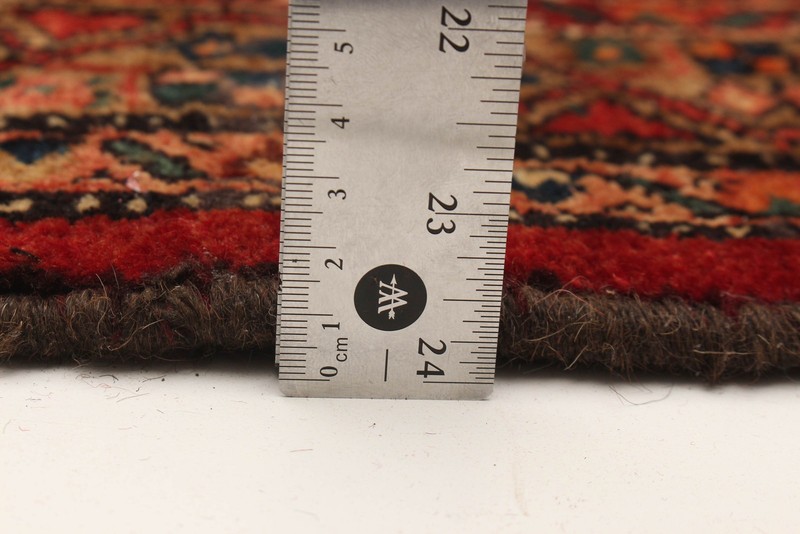 Vintage Hand-knotted Runner Rug 3'7" x 9'11" Traditional Oriental Wool Carpet gallery