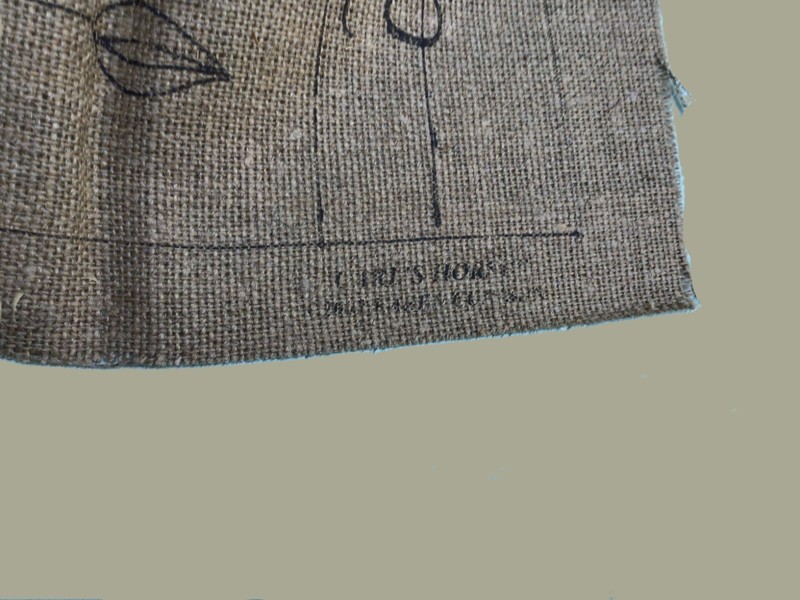 unused punch rug burlap folk art Dala horse gallery
