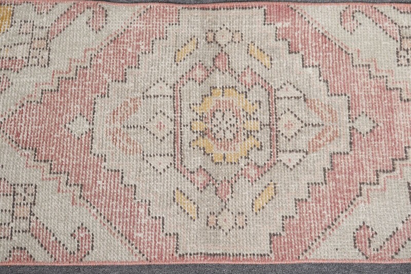 Turkish Rug, Oushak Rug, Vintage Rugs, Kitchen Rugs, 1.5x2.7 ft Small Rug gallery