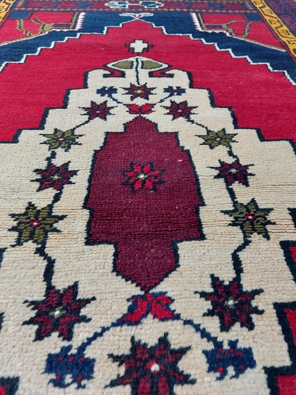 Antique Anatolian Rug Medium Decor Home Carpet Rare Finely Rug Oriental Rug gallery