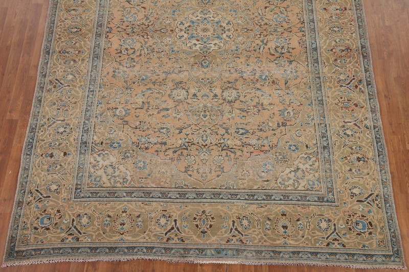 Vintage 8x11 Floral Traditional Area Rug Hand-Knotted Wool Room Size Carpet gallery