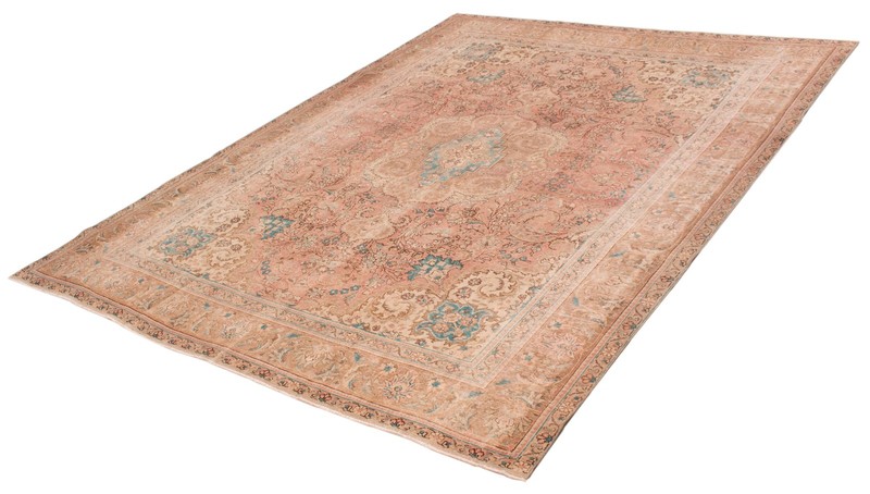 Traditional Vintage Hand-Knotted Carpet 9'10" x 12'7" Wool Area Rug gallery