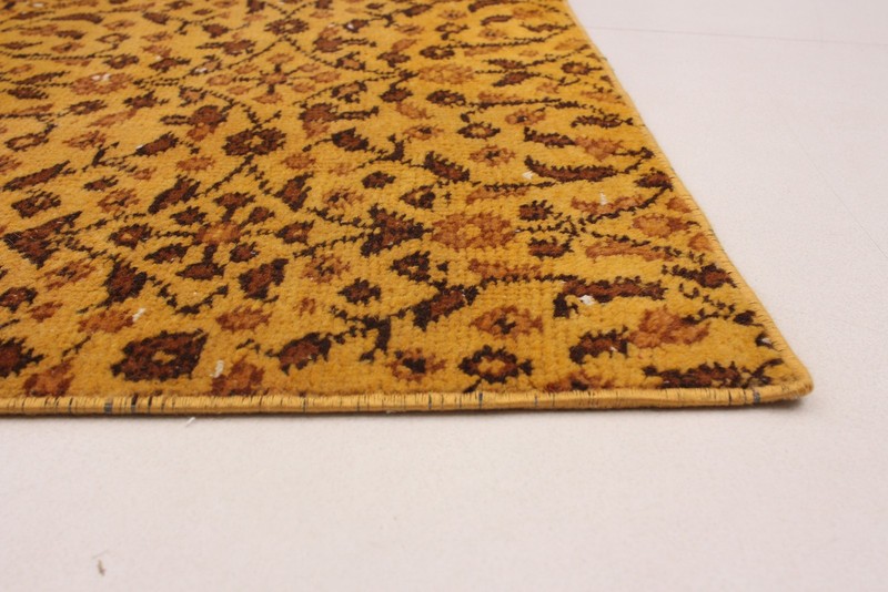 Vintage Light Brown Traditional 3'10" x 7'5" Hand-Knotted Oriental Wool Area Rug gallery
