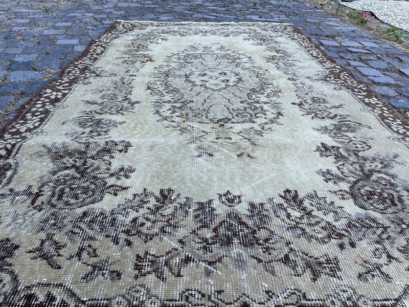 Home Decor Rug, Turkish Vintage Rug, Boho Decor Rug, 3,8 x 6,6 ft gallery
