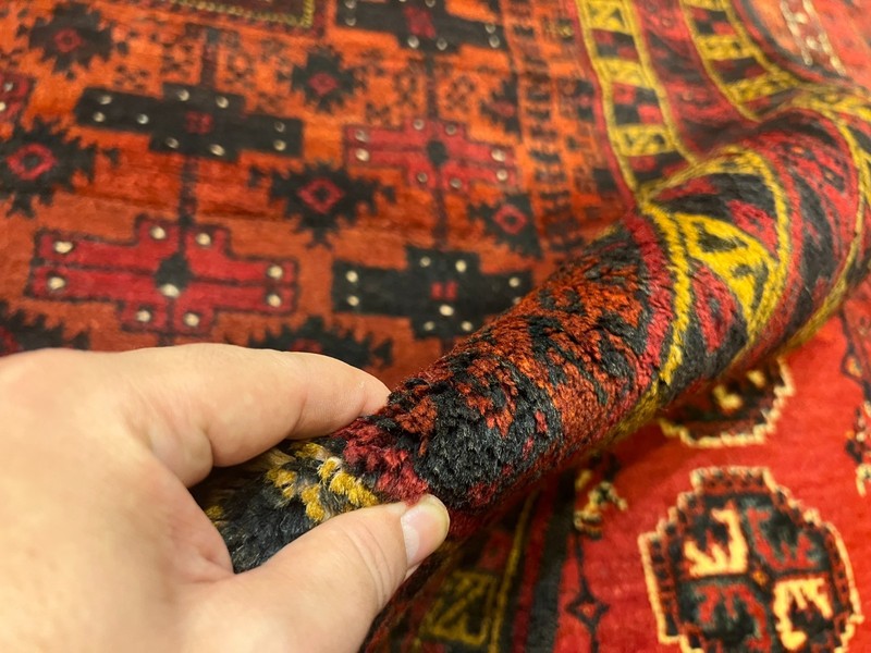 125 X 285 CM Stunning Natural Vegetable Dye Tribal Latif Khani Hallway Runner gallery