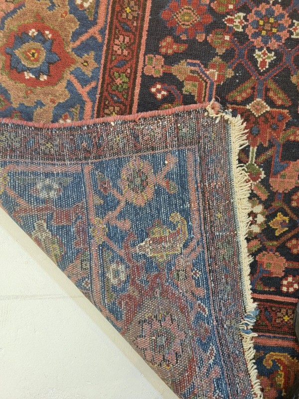 Antique Oriental Hand-Knotted Wool Runner Collectible Malayer Rust 3'3" x 16'2" gallery
