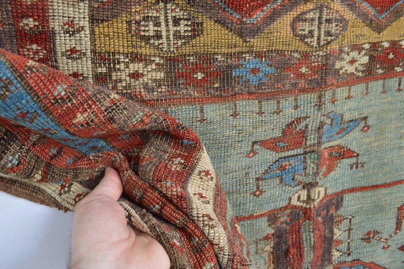 1800-1850 period RARE ANATOLIAN PRAYER rug " LADIK" wonderful Colors ***WWS*** gallery