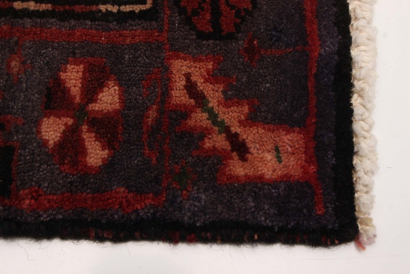 3'9" x 9'4" Vintage Hand-knotted Runner Rug Traditional Oriental Wool Carpet gallery