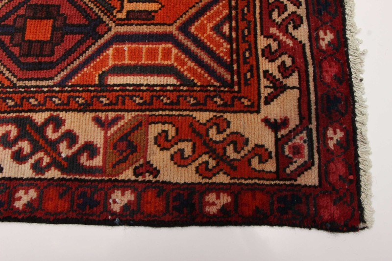 Vintage 6'7" x 9'3" Traditional Hand Knotted Vegetable Dye Wool Area Rug gallery