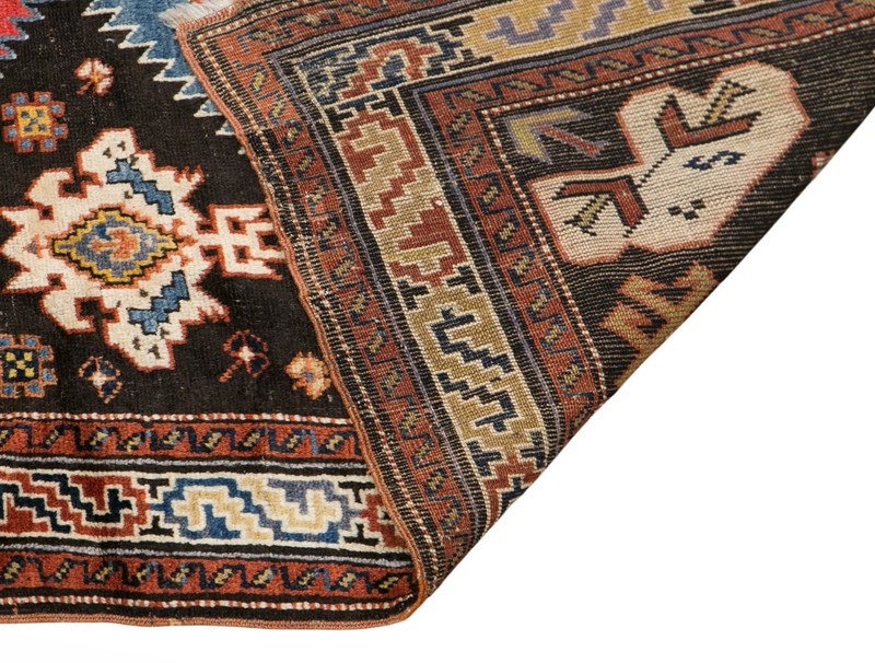 Turkish Vintage Rug 4'0" x 6'5" (123x195 cm), 100+ Yrs Handmade Caucasian Rug gallery