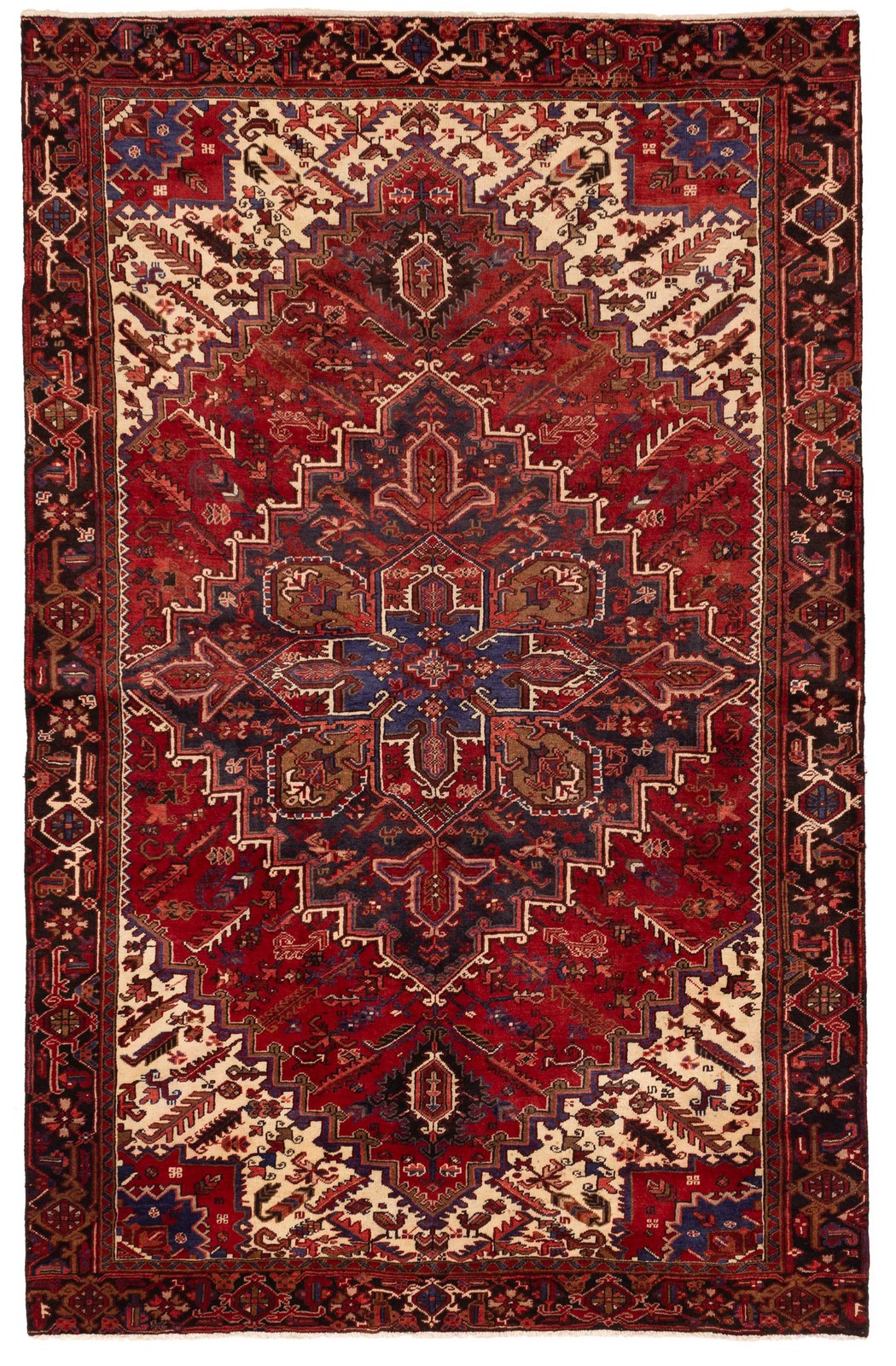 Traditional Vintage Hand-Knotted Area Rug 6'9" x 10'0" Oriental Wool Carpet gallery