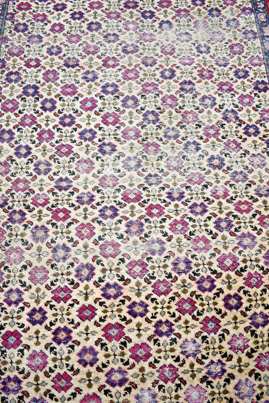 Vintage Turkish Rug 4 x 6 ft Anatolian Kayseri Bunyan Rug Hand-knotted Area Rug gallery