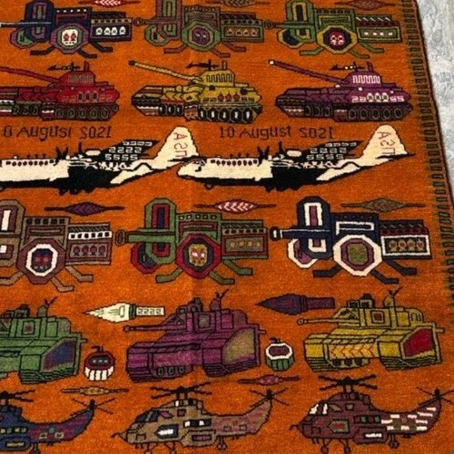 Handmade Afghan amazing War rug Great Quality Beauiful design Size 204x137cm gallery