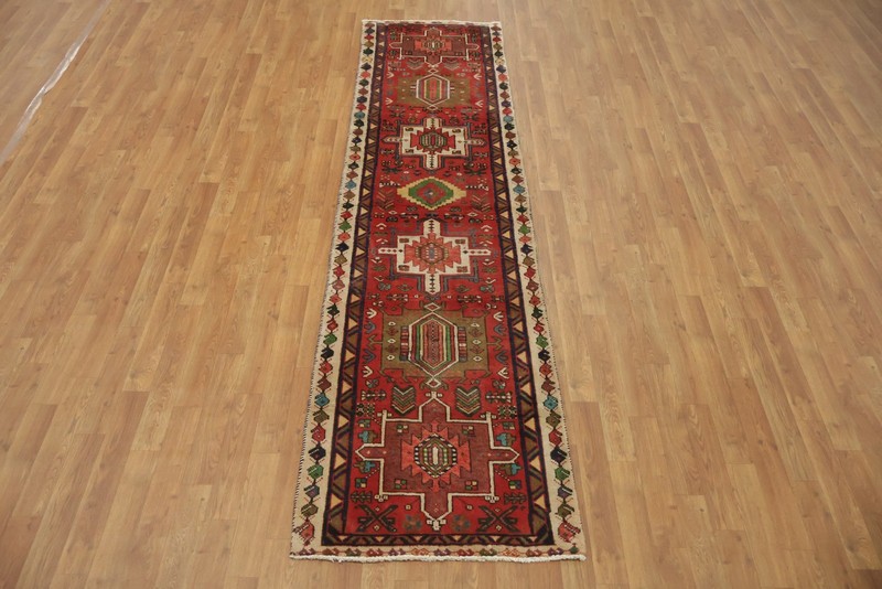 Vintage 9 ft Runner Rug 2x9 Geometric Tribal Traditional Handmade Hallway Carpet gallery