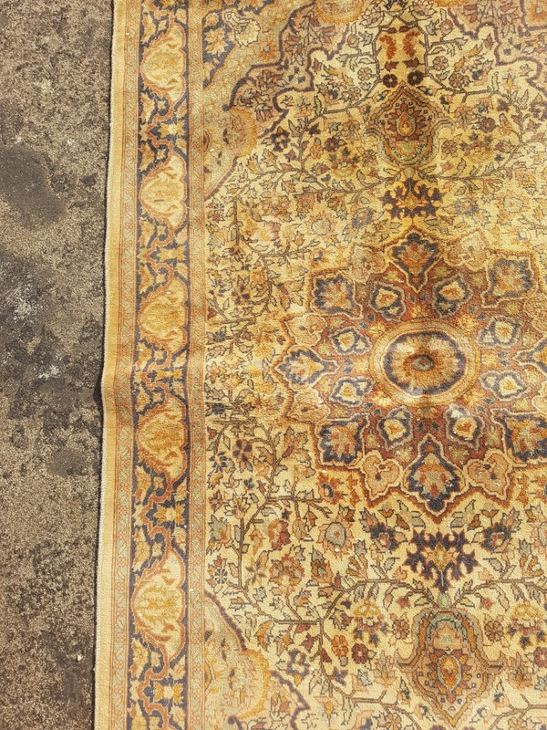 Vintage Hand Made Traditional Rug Oriental Wool Multicolor Carpet 165x95 cm gallery