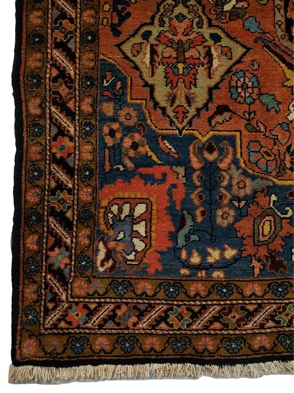 Antique HAMADAN Wide & Long runner Red - 5'10" x 17'6" gallery