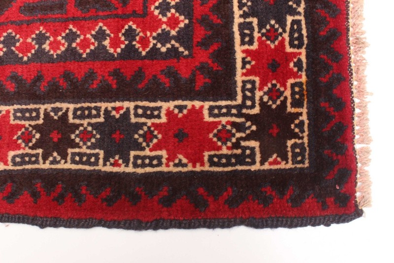 Vintage Traditional Hand-Knotted Area Rug 3'3" x 6'3" Oriental Wool Carpet gallery