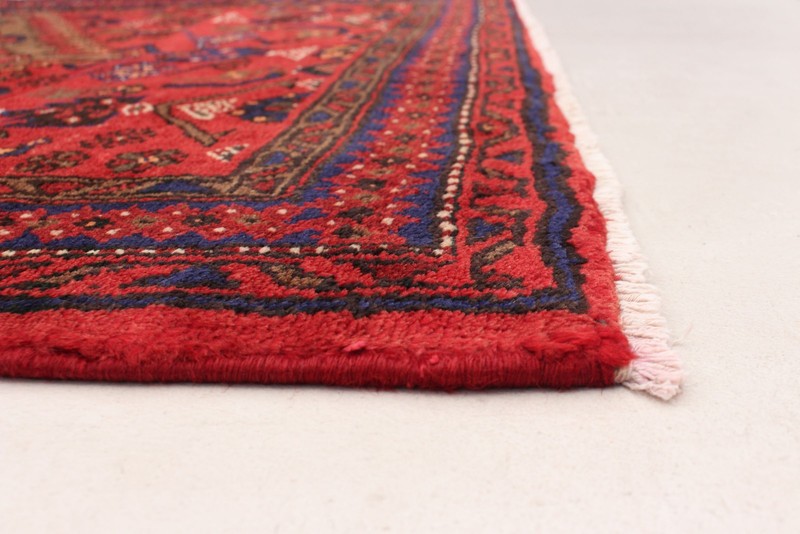 Vintage 3'9" x 6'8" Traditional Hand Knotted Vegetable Dye Wool Area Rug gallery