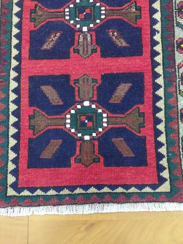 Deformed Antique Anatolian Rug Multicolor Turkish Rug Handmade Rug gallery