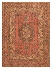 Vintage 9’5″ x 12’7″ Traditional Hand Knotted Vegetable Dye Wool Area Rug