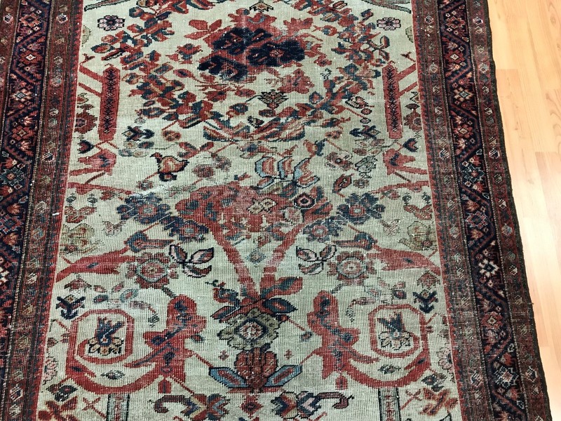 4'3" x 6'8" Antique Turkish Floral Oriental Rug - 1880s - Hand Made gallery