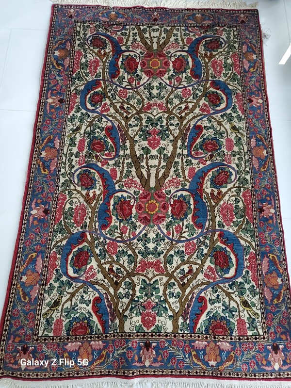EXCEPTIONAL GENUINE ANTIQUE MIDDLE EASTERN RUG 19TH CENTURY gallery