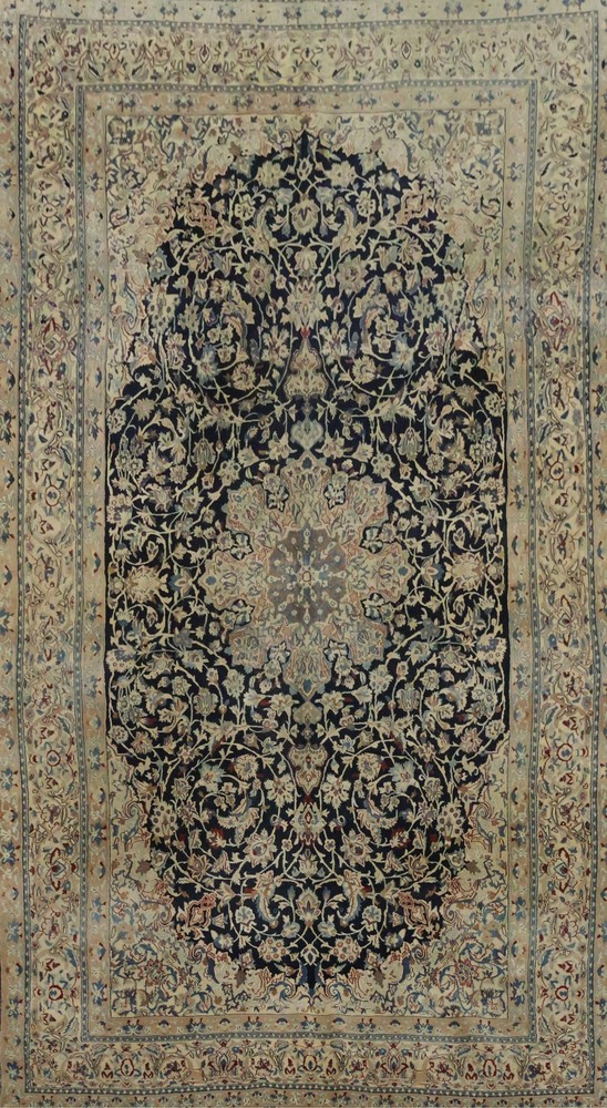 Traditional Floral Area Rug 6x10 Ft Handmade Medallion Wool Carpet Bedroom Rug