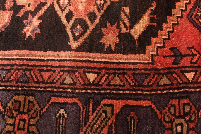 Vintage Hand-Knotted Area Rug 3'10" x 7'7" Traditional Wool Carpet gallery