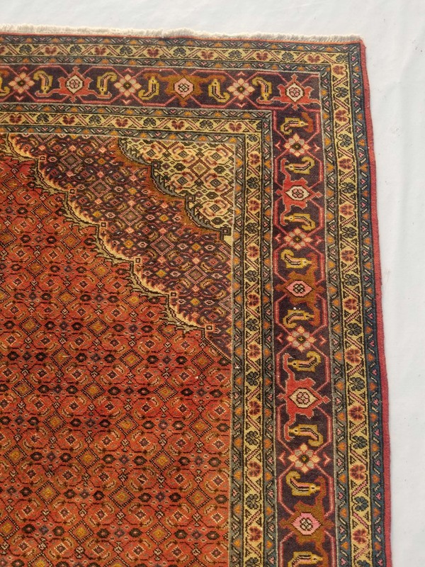 Vintage Distressed Hand Made Traditional Oriental Wool Multicolor Rug 288x194cm gallery