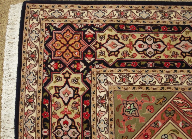 Fine Hand Knotted Rug - Dome Gonbad - 50 Raj - 6'8" x 10' gallery