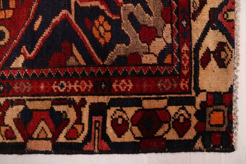 Traditional Vintage Hand-Knotted Oriental Carpet 4'11" x 6'11" Wool Area Rug gallery