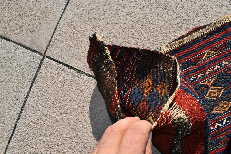 Wonderful Antique Awesome Collector's Anatolian Completely Kilim Rolling Pin Bag gallery