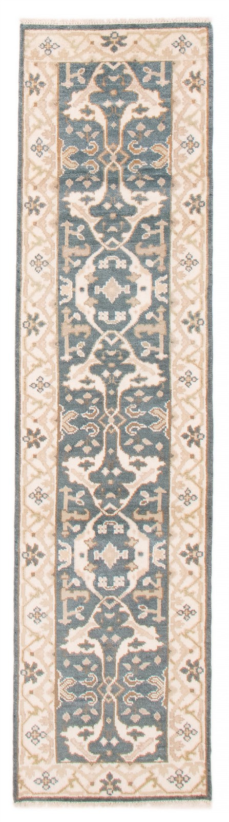 2'7" x 9'8" Vintage Hand-knotted Runner Rug Traditional Oriental Wool Carpet gallery